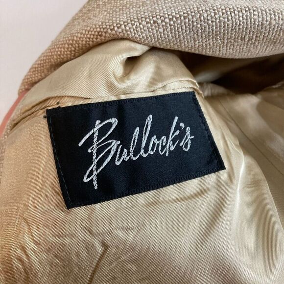 Vintage Bullocks Wilshire Cricketeer Men’s Ivory 70’s Vibes Classic Blazer Sz 44 - Picture 2 of 16
